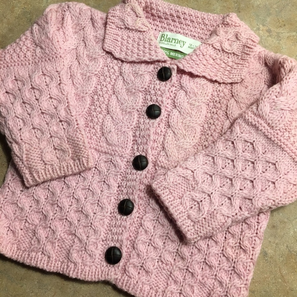 ST.PATRICKS DAY MADE IN IRELAND Baby Irish Sweater